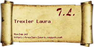 Trexler Laura névjegykártya